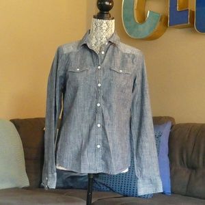 Chambray Button Up - AMERICAN EAGLE